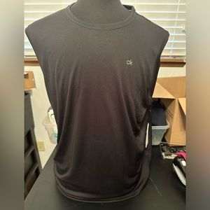 NWT Men’s black Calvin Klein UPF muscle tank top